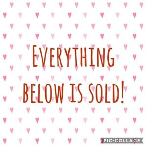 Everything Below is Sold!